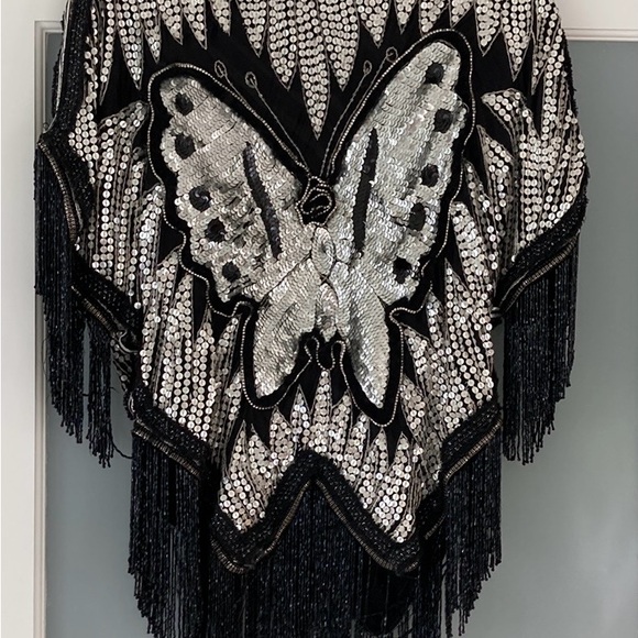 Vintage Customized 100%Silk Top - Picture 2 of 9